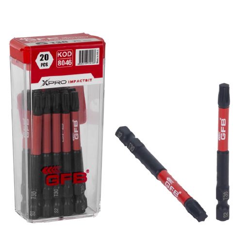 GFB XPRO DARBELI TORNAVIDA UCU SIYAH T-30 90 MM